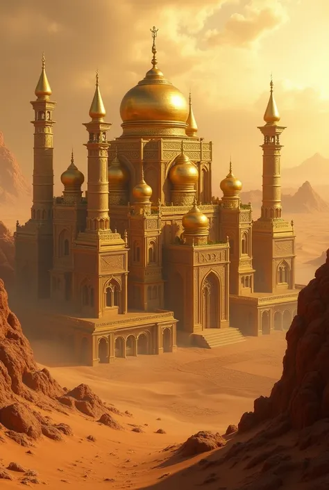 an acient city of gold in abundence  in the Sahara Desert