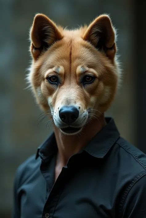 Handsome guy wearing a 21-year-old dog mask is tight and hairy
