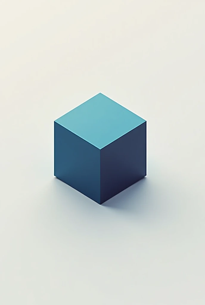 a close up of a logo for a company with a cube, concept art by Ni Duan, deviantart contest winner, minimalism, logo design, clean logo design, 2d solid shape logo, logo concept design, 3 d logo, professional logo design, official fanart, business logo, unu...