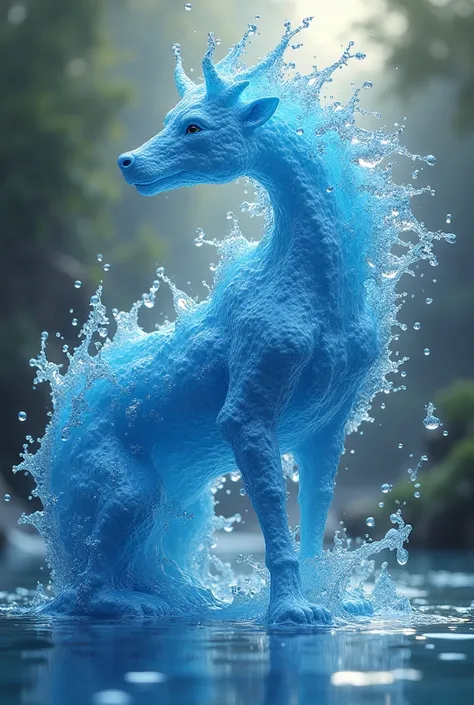 Create a form of water with art 