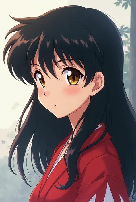 Inuyasha had her hair trimmed short