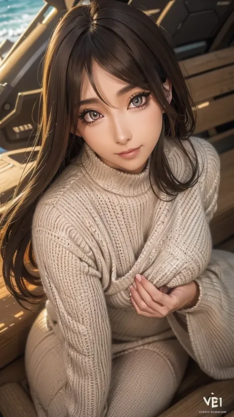 Very detailed, Beautiful and high quality, Professionally taken photos, Like a poster, Beautiful detailed round eyes, Beautifully detailed face, Full Body Ezbian, Medium long hair, Casual Hairstyles, (Random color hair, Golden mesh), Big Eyes, Random color...