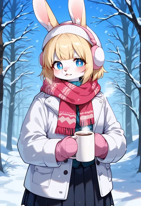 score_9, score_8_up, score_7_up, score_6_up, score_5_up, score_4_up, source_anime, best quality, amazing quality, very aesthetic, absurdres, 1girl, (furry, kemono:1.3), rabbit, rabbit girl, rabbit ears, blonde hair, blue eyes, blush, short hair, white pupi...