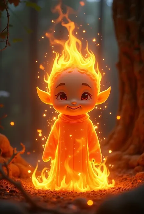 Cute　Fire Spirit　Older brother

