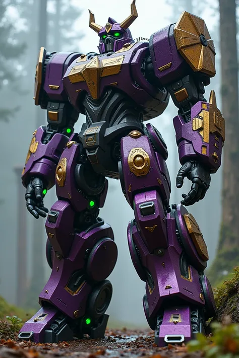 Vignatron is a towering, imposing figure, much like a twisted version of Sentinel Prime. His robotic frame is massive, designed for power and authority. With a polished, dark metallic armor, accented in deep purples and gold, Vignatron radiates a sense of ...