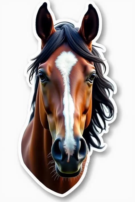 I want a horse head sticker 