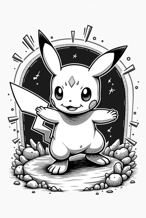 Black and white old comics　 Pokemon