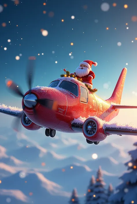 Christmas plane