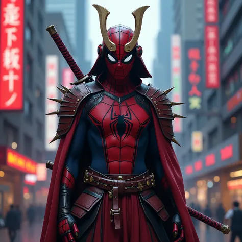 Spiderman samurai 