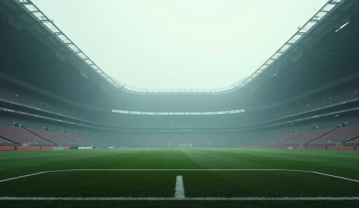 an empty football stadium background