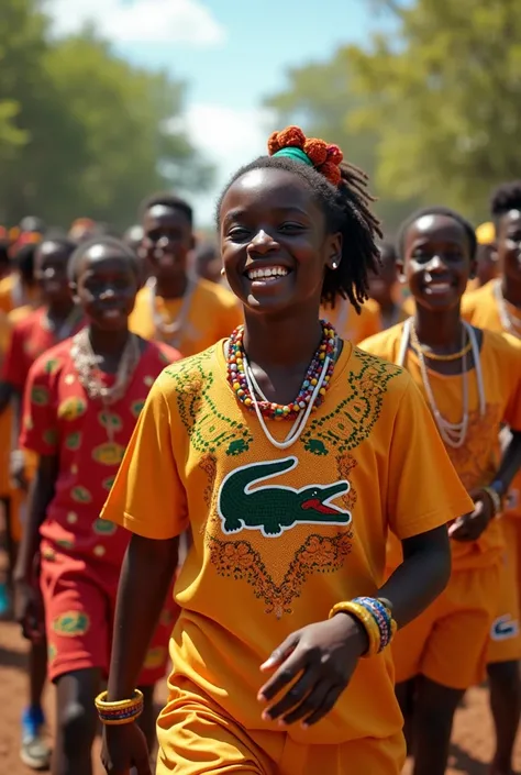 Young African Teens Who Wear Lacoste SOUJUCIB and Celebrate 7th Birthday.  