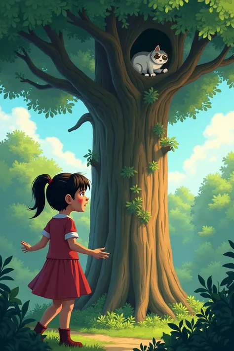 **Helping the **
7. **"One day, a  tearfully approached Sammy, saying her beloved cat had climbed up a tall tree and couldnt get down."**
   *Prompt:* A worried girl seeks Sammys help to rescue her cat stuck high in a tree. How will Sammy help?