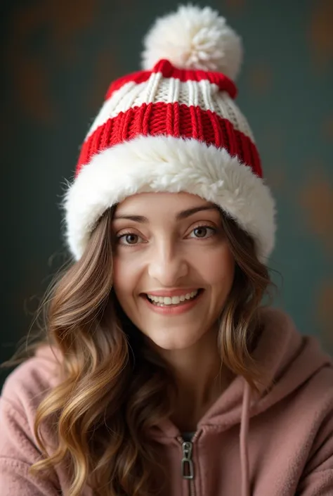 Put on Christmas hat