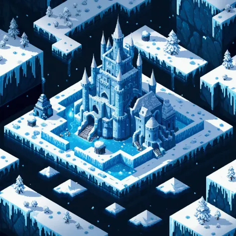 Ice Kingdom, pixel art