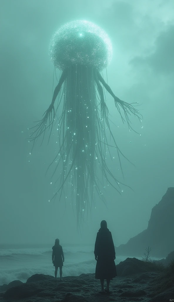 The Nebula Weavers

These ethereal beings made their first contact during a dense fog over a coastal city. Their jellyfish-like tendrils extended from their glowing forms, brushing against onlookers with an unnerving stillness. Piloting the Stellar Hive, t...