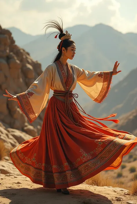 mongolia dancer woman