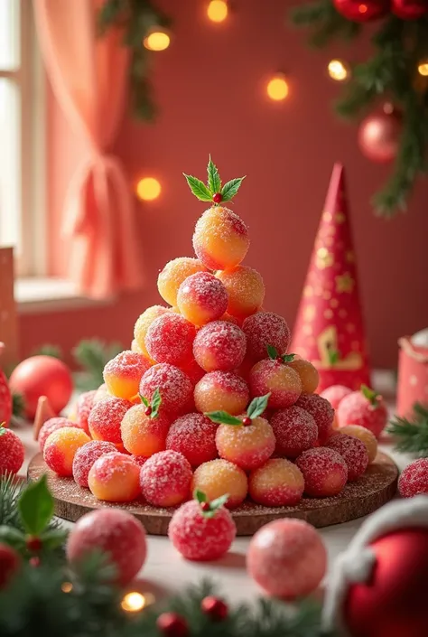 An image that says Christmas fruit candy sale for Mothers Day at just 5. 00 with an image of the Christmas fruit candy 