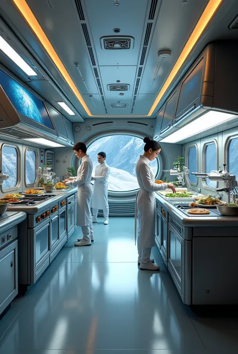 Spaceship kitchen