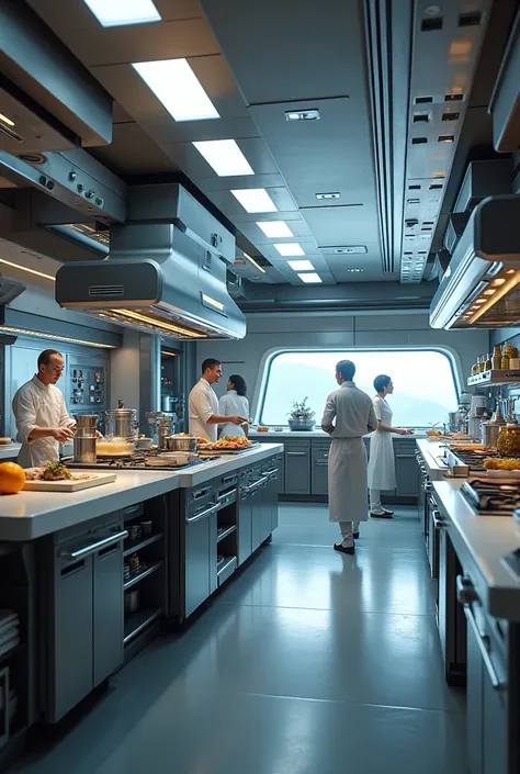 Spaceship kitchen