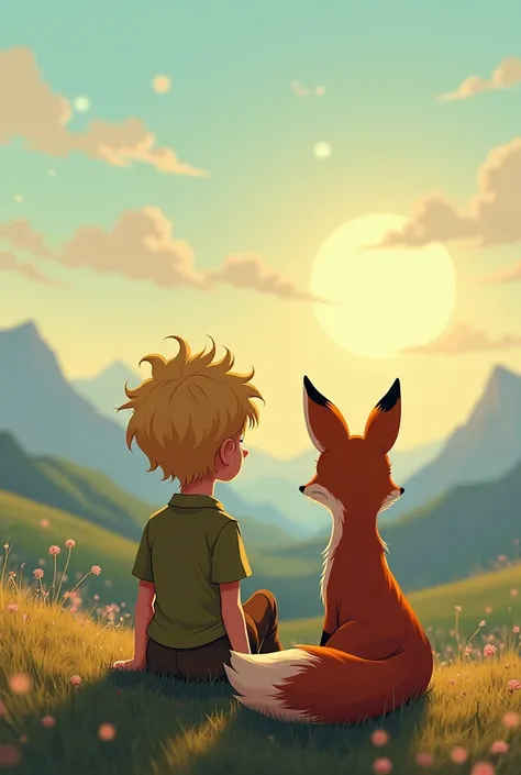 Little prince with the fox back to us 