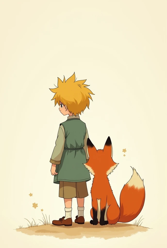 Little prince with the fox back to us tattoo 