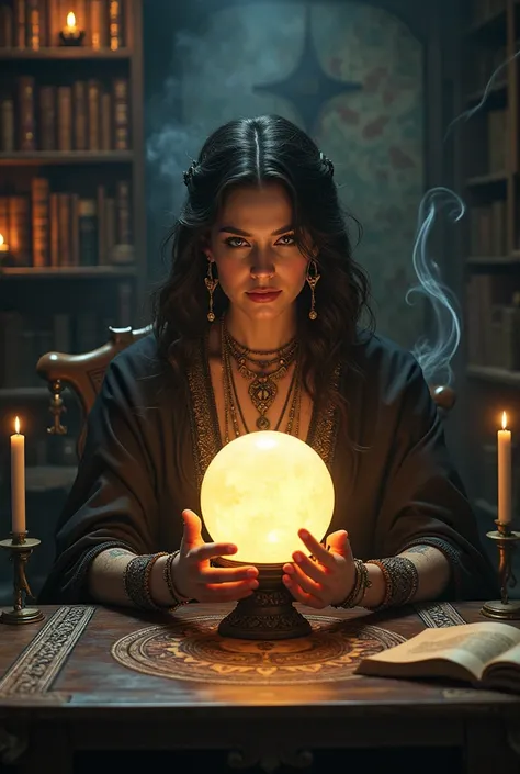 The female fortune teller 