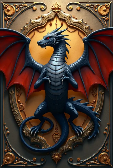 Dragon wings coat of arms