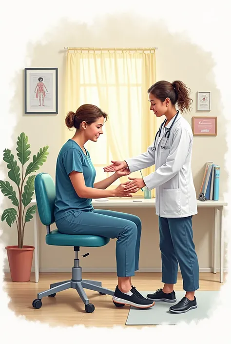 Representative drawing of occupational therapy