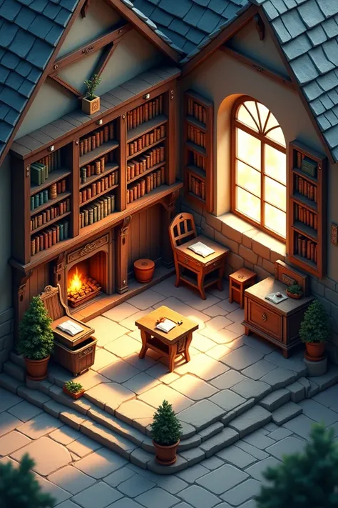 Isometric bookstop