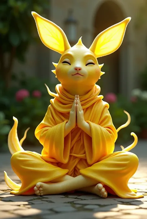 Any animal that is made of lemon peel and has the theme of monks from France 