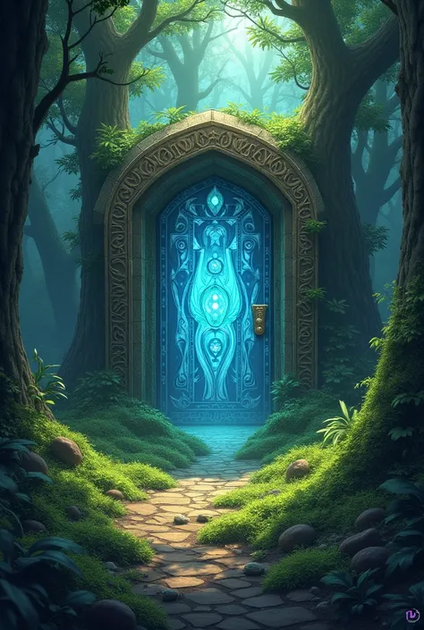 Dimensional door in the forest