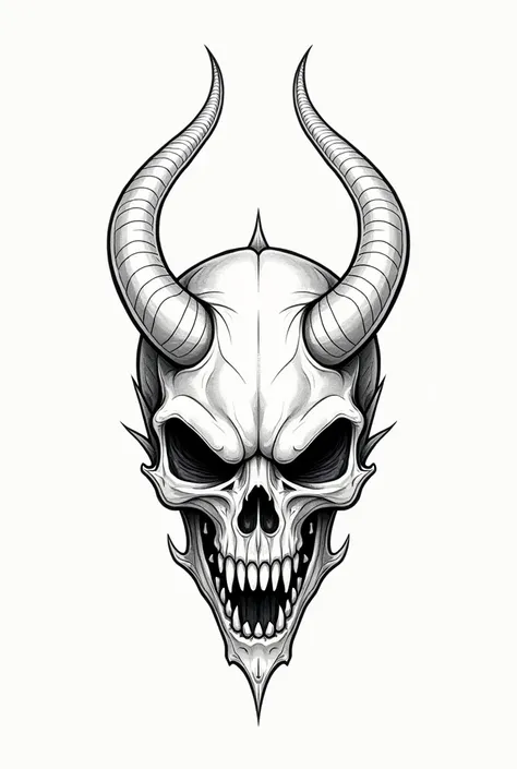 More demon skulls and more simplistic for a line tattoo artist and novice