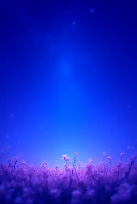 Starry sky,with cherry blossoms falling from the tree, stars can be seen along with milkyway in a flower field,anime type picture, dark background, time midnight,the sky will cast its light in the field