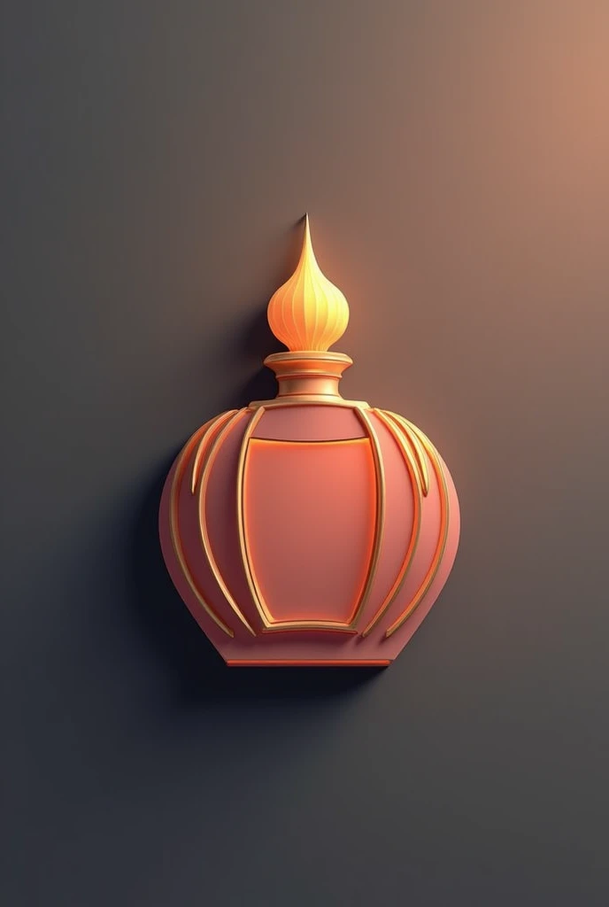 Unique designed 2D logo targeting adults that shows a “perfume wax” brand