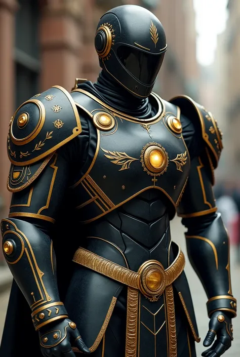 
Servo armors from the industrial era inspired by colors of the Roman Empire ULTRA POWERFUL BLACK WITH GOLD DETAILS
