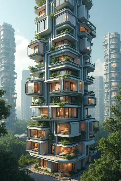 The city is a massive building with a variety of floors. People live in cabins which consist of basic features such as living room, bedrooms, kitchen,… It also established AI as an assistant of the house. Likewise, public places such as hospitals, schools,...