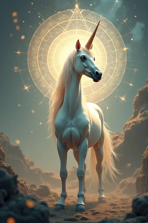 Unicorn and sacred geometry 