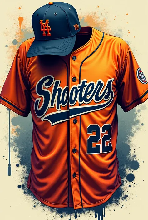 West coast shooters team jersey baseball style gangster vibes graffiti California 
Billiards pool league 
