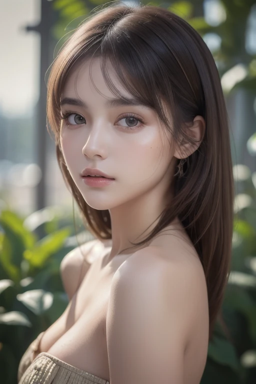 8k,  best quality,   Masterpiece ,  super high resolution, ( realism: 1.4), Original photo, ( realistic skin texture : 1.3), ( Film Grain: 1.3), 1 girl , Beautiful Face Details,   Masterpiece ,  best quality, Top Body High Quality Photo Stretched ,lora1,