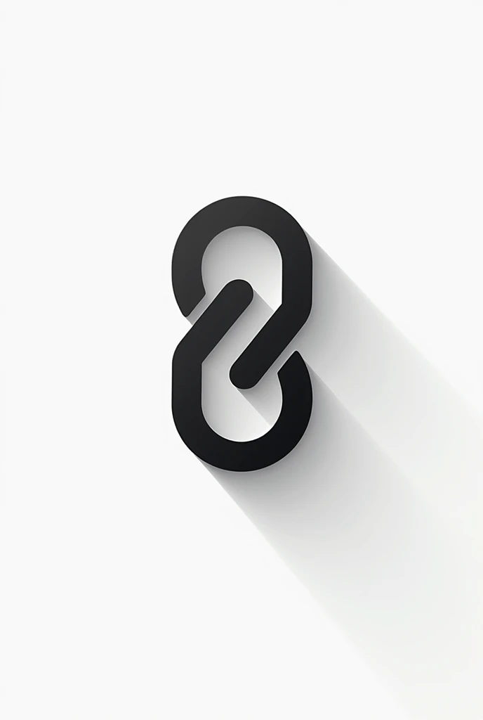 A tech-driven brand logo. Use a black-and-white interlocking chain design to symbolize connection and reliability. Pair it with a minimalist, geometric typeface for a cutting-edge look