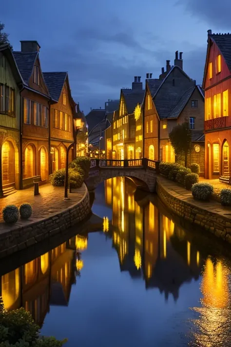  reminds me of a quaint village 、 one city 。,  is one city ,  Every building and corner adorns the city 々 where magical charm echoes through .  where ancient and modern architecture harmoniously blend 、Decorating the city,  A cobblestone path runs through ...