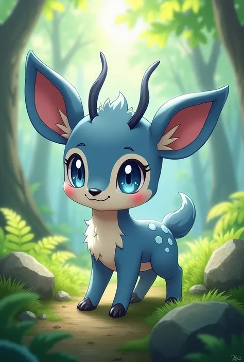 Baby Pokémon based on a blue-eyed pudu