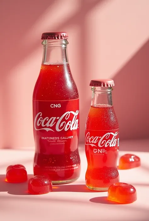 Packaging of gummies with collagen collaboration between CNG and Coca Cola 