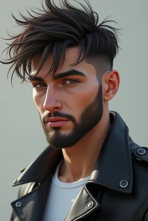 You can make a man with a “wolf cut” haircut and with a hipster beard? Please 
