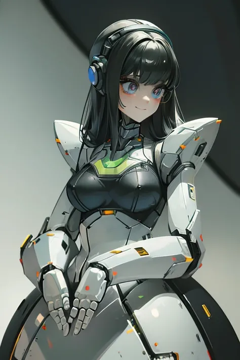 (masterpiece),(Highest quality),(Super detailed),(Best illustrations),(Best Shadow),(Absurd),(Detailed Background),(so beautiful), 16K, 8K, 4K,(Best Shadow),robotization,woman ,big bust,Robot Joint ,Metal skin,Black robot Suit,long hair,a black robot suit ...