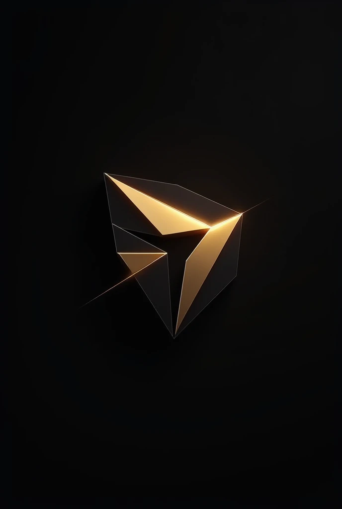 Make Airdrop logo in black and gold theme 