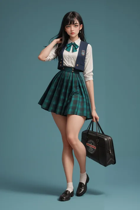 Song Eu-na is a youthful high schoold student. Rocking that luscious waist-long jet-black hair with bangs and deep emerald eyes, shes also sporting a 90-62-100 B-W-H size. Her beauty lies on her diligence, look, and most of all her fit body. Her model long...