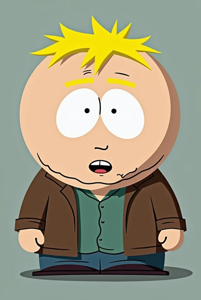 Kevin mcormic de south park y limpio ,  but without changing it just fixing it but without losing the touch of South Park,  leaving the same style of character in a ball as in the following link https:// images .app.goo.gl/U22sd6bgef43UER37 