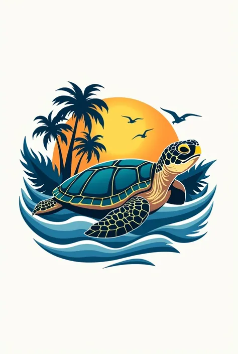 Create a Galapagos logo for travel agency