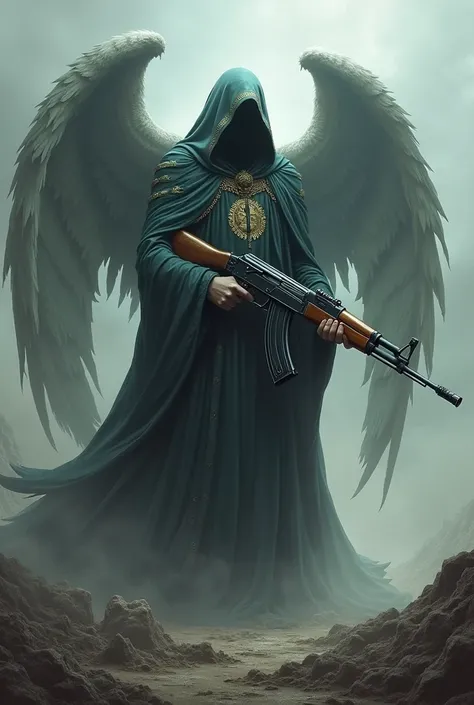 Angel of Death with an AK47